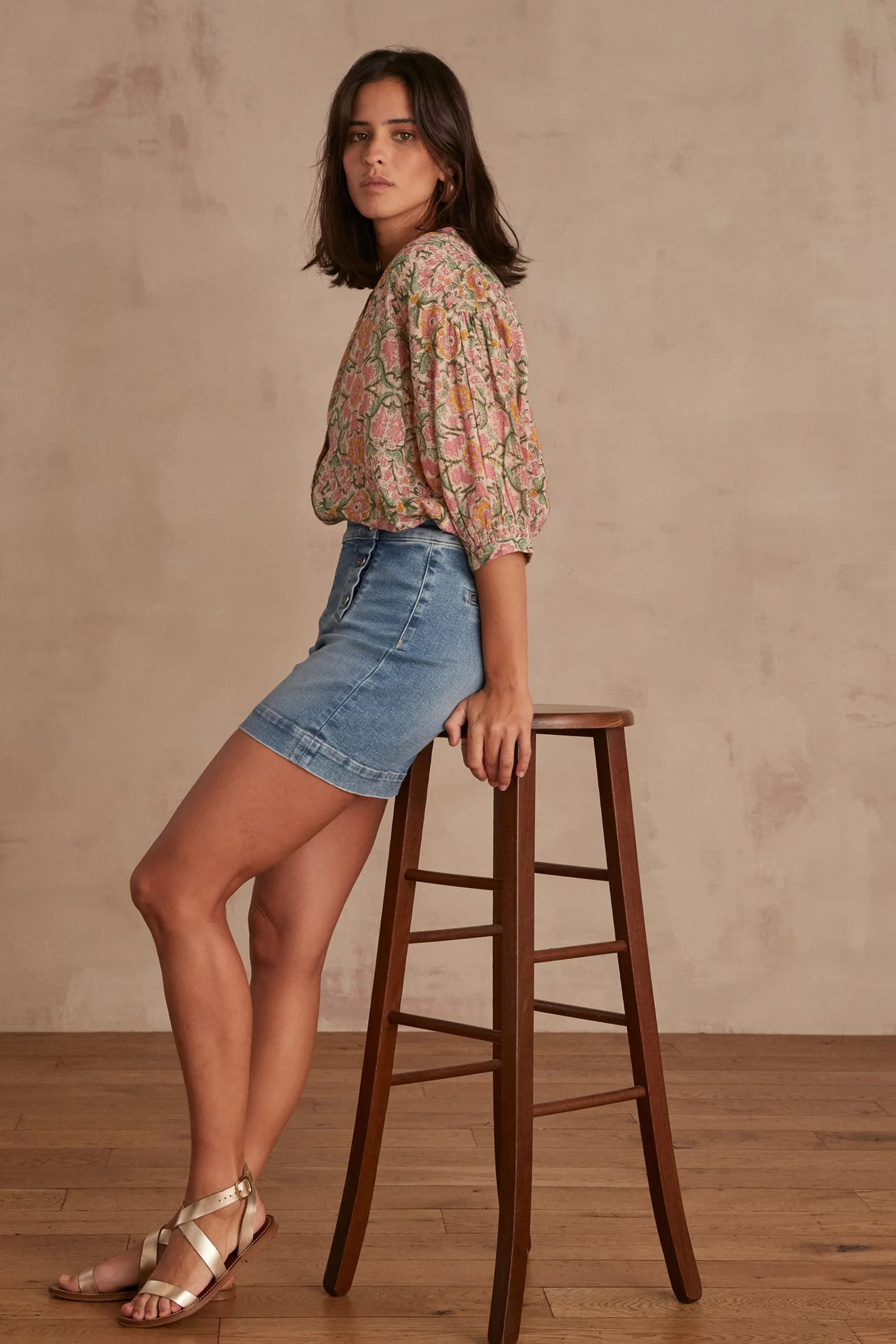 Maison 123 Blouses Et Chemises Imprimées | Blouses Et Chemises En Coton>BLOUSE BLISS PRIMEROSE