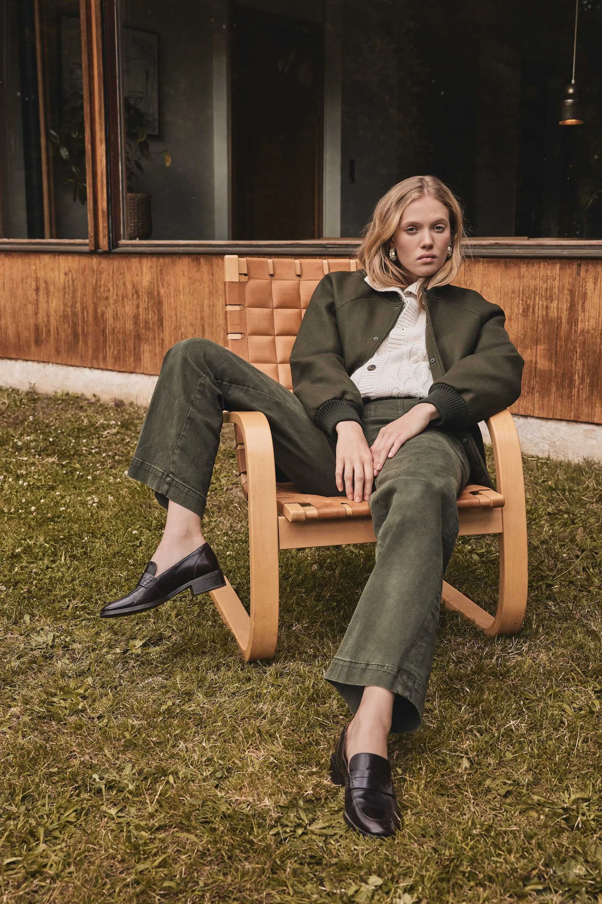 Maison 123 Manteaux Courts | Manteaux En Laine>Bombers unisexe KIM KAKI