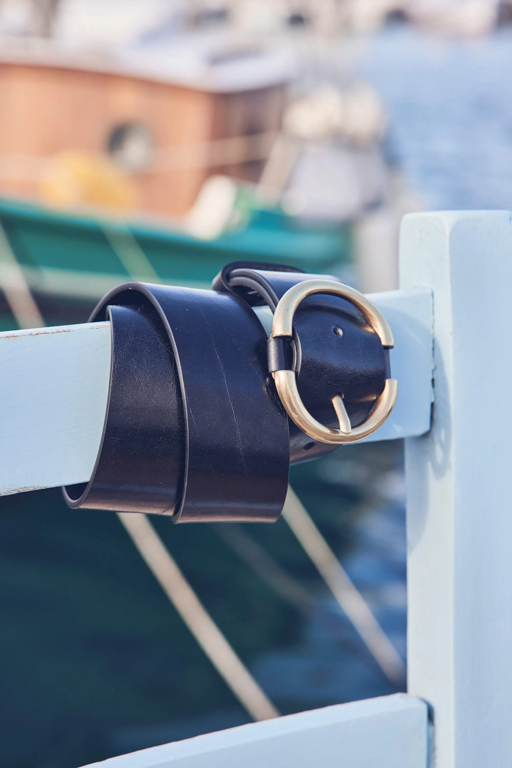 Maison 123 Ceintures>Ceinture en cuir Vicky NOIR