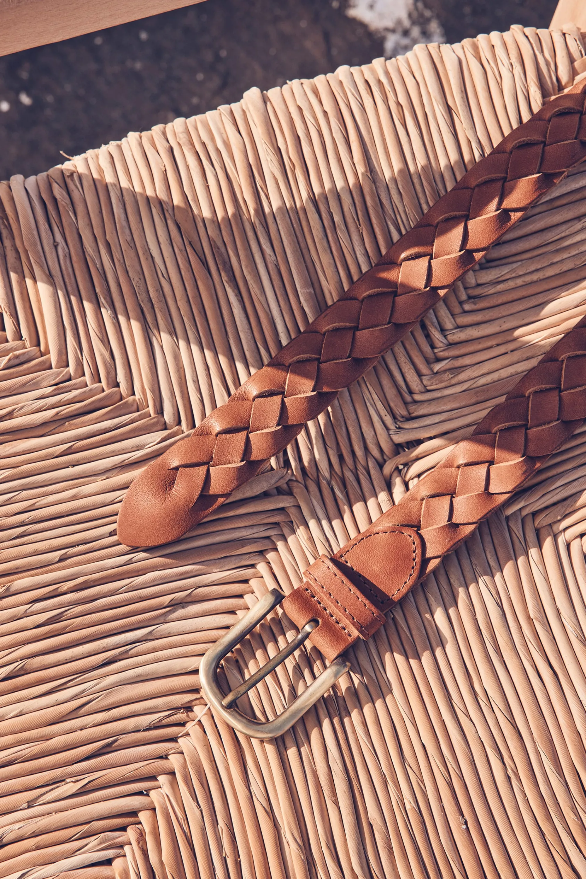 Maison 123 Ceintures>Ceinture tressée VIVIAN CHOCOLAT