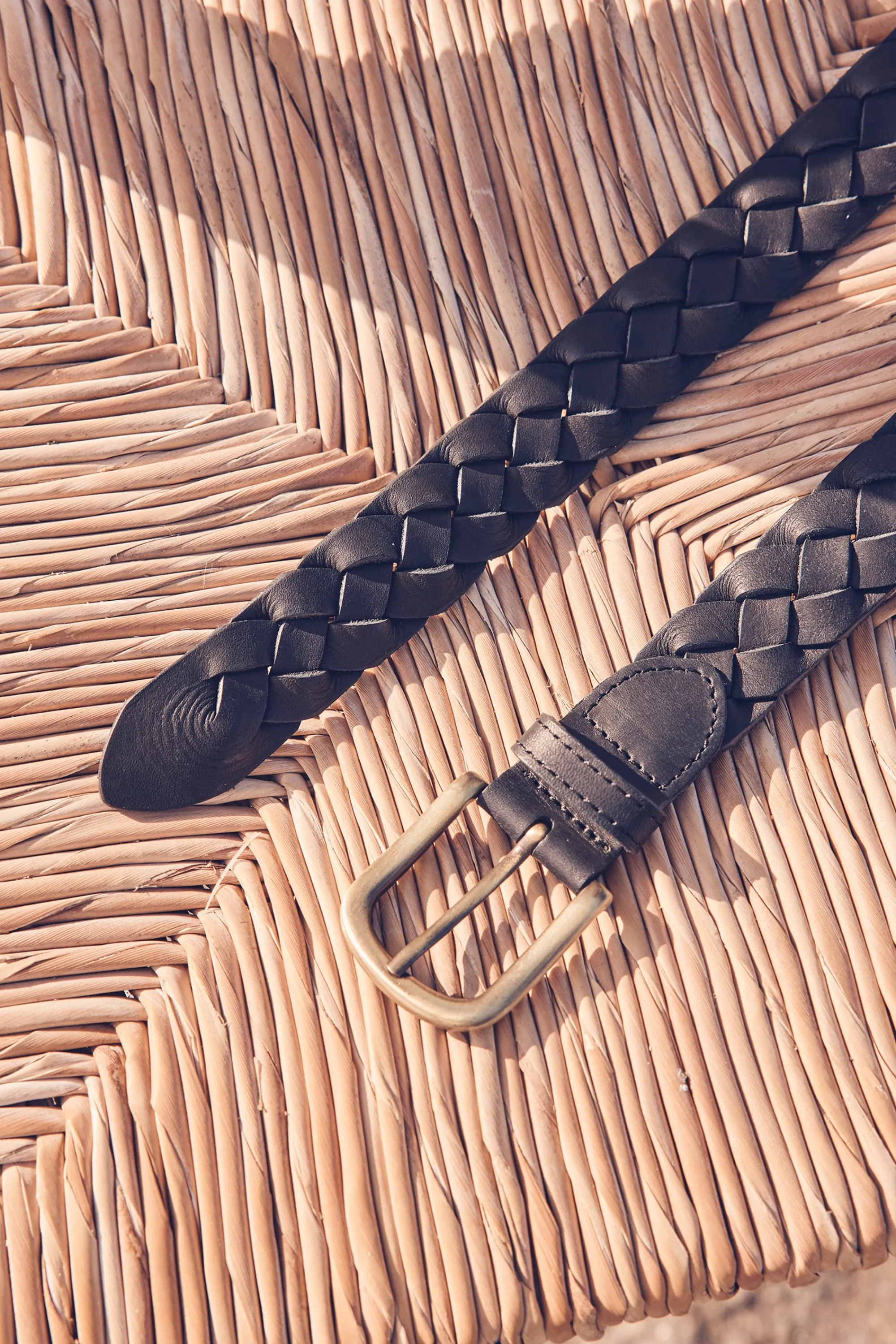 Maison 123 Ceintures>Ceinture tressée VIVIAN NOIR