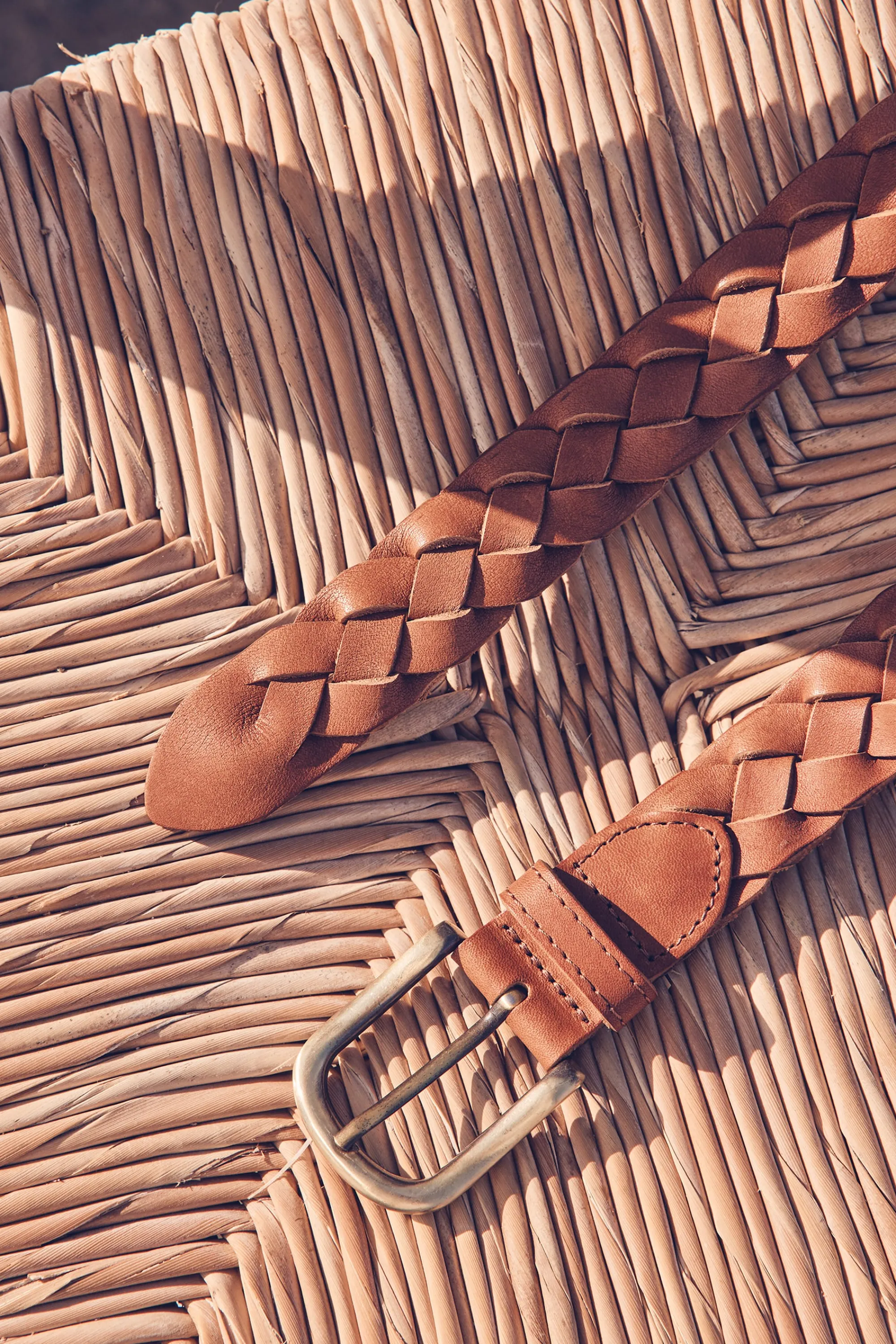 Maison 123 Ceintures>Ceinture tressée VIVIAN CHOCOLAT