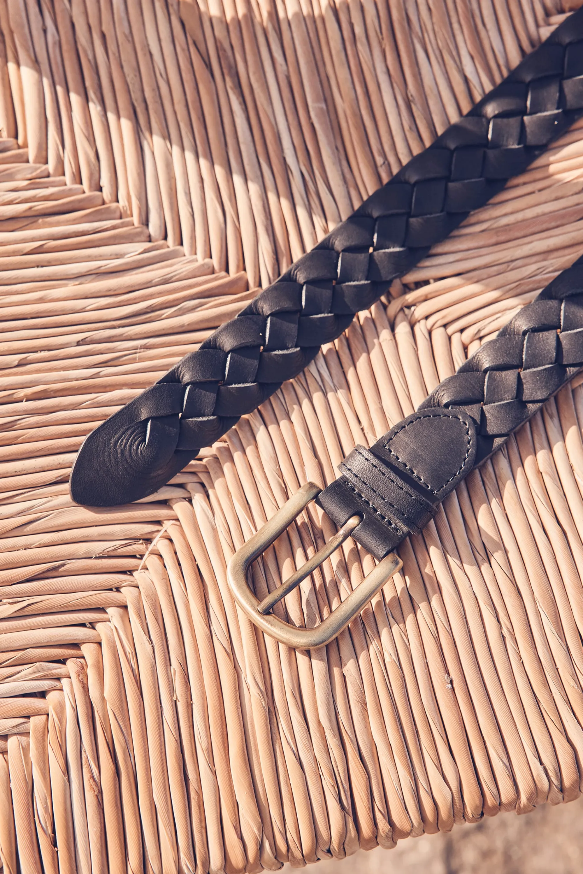 Maison 123 Ceintures>Ceinture tressée VIVIAN NOIR