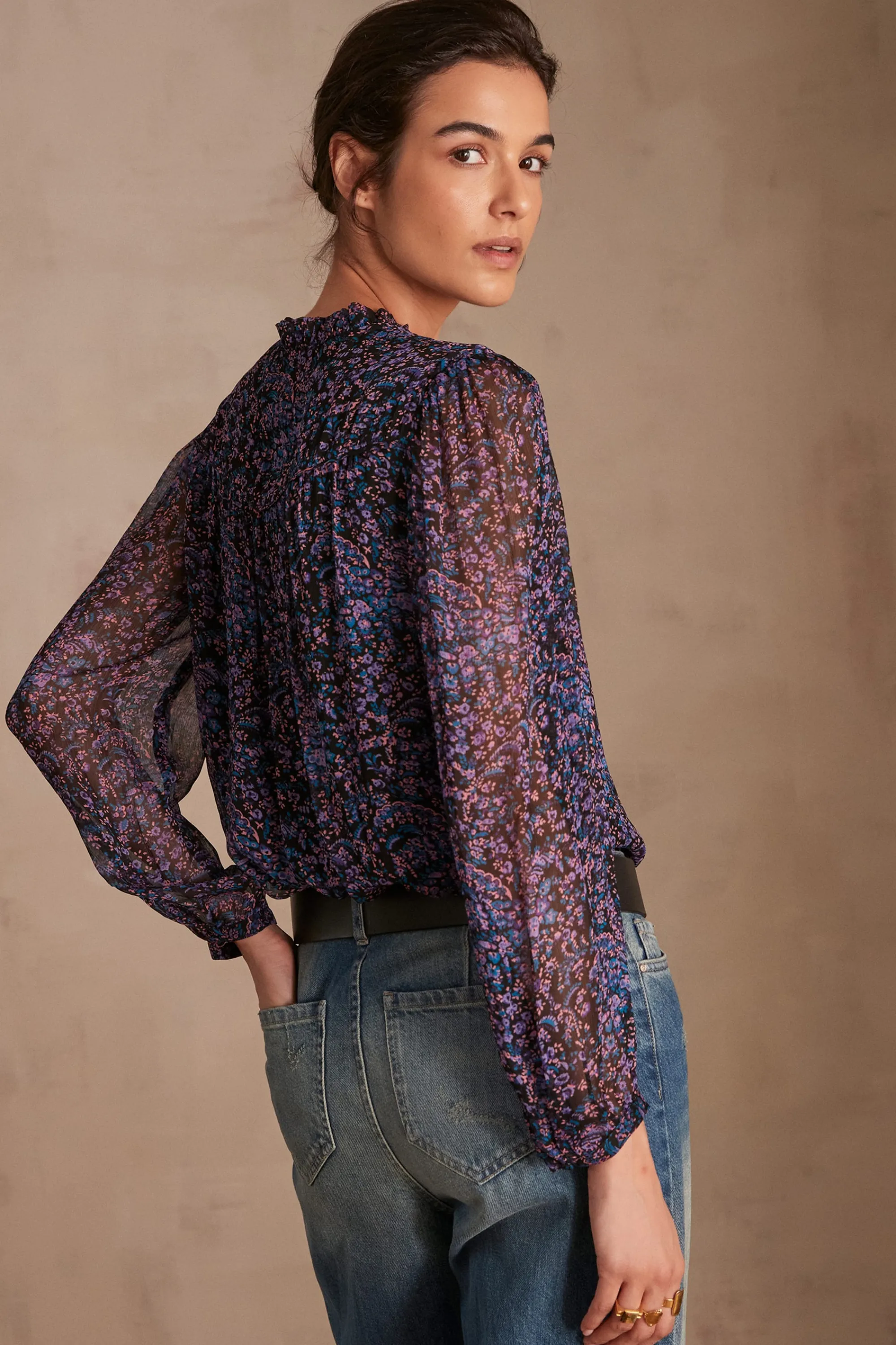 Maison 123 Blouses Et Chemises Imprimées | Blouses Et Chemises Noires>Chemisier BORA NOIR