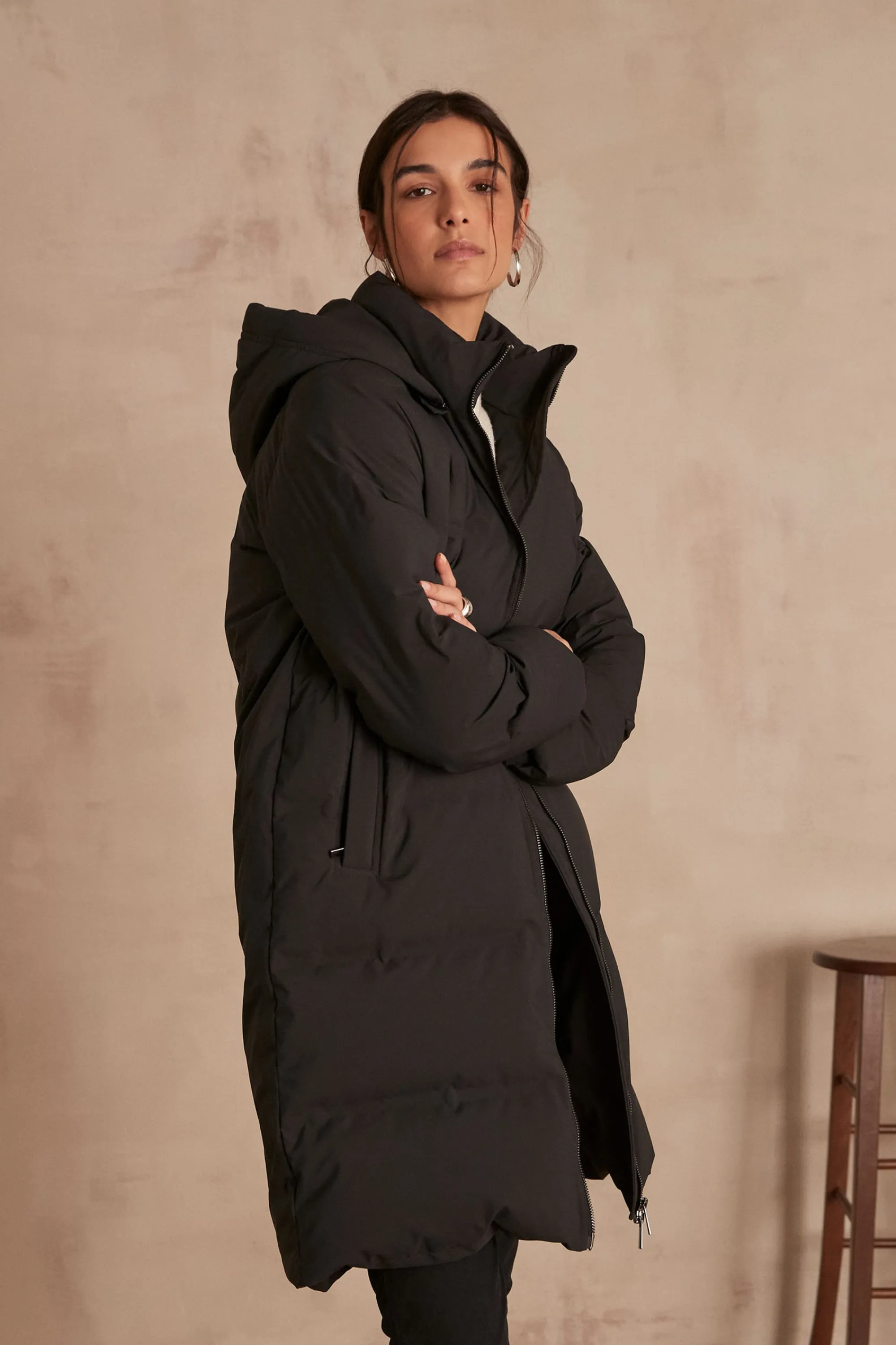 Maison 123 Manteaux Longs | Manteaux Noirs>Doudoune MELISSA NOIR