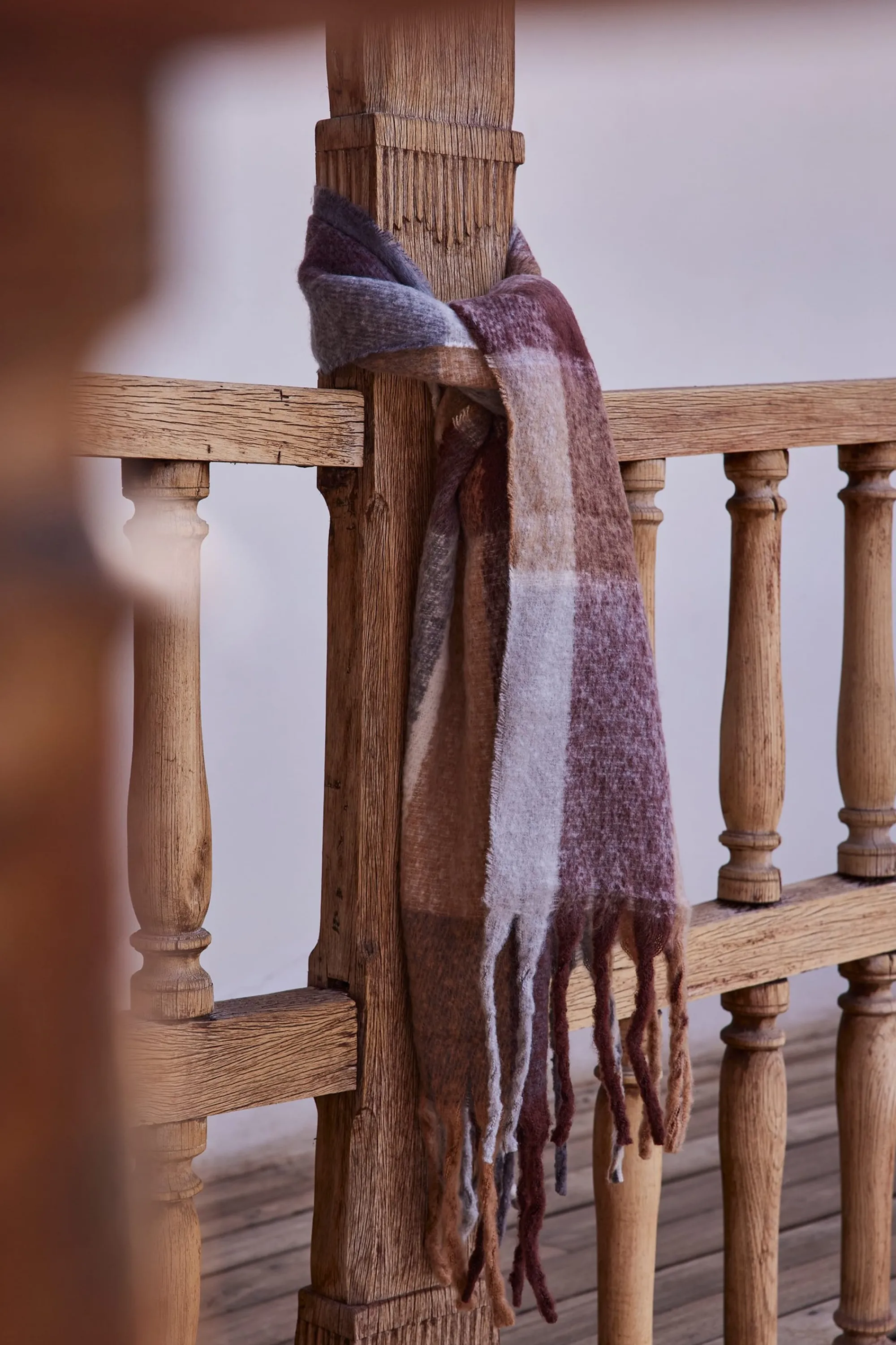 Maison 123 Echarpes>Echarpe LEWIS BORDEAUX