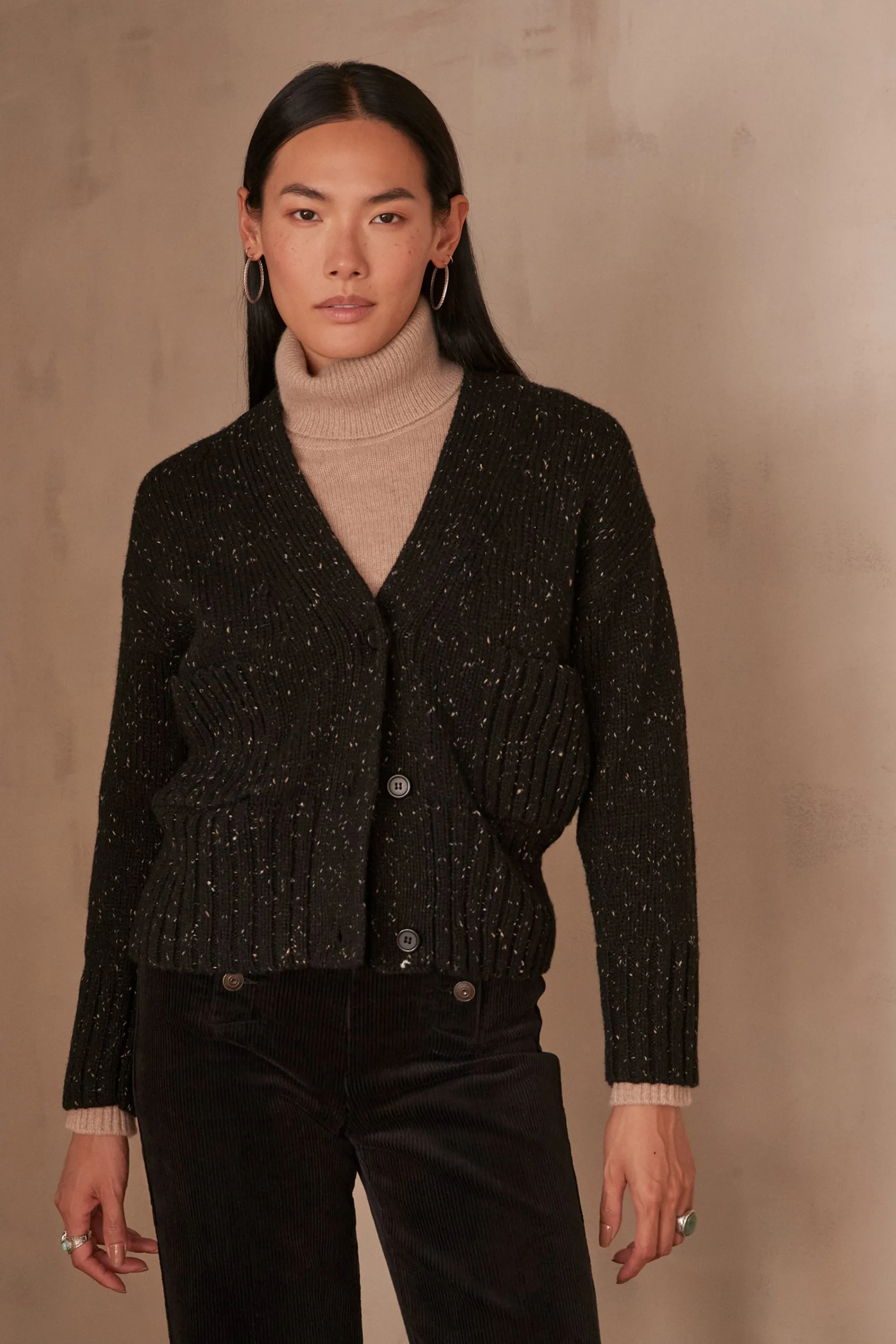 Maison 123 Gilets Courts>Gilet CONSTANT NOIR