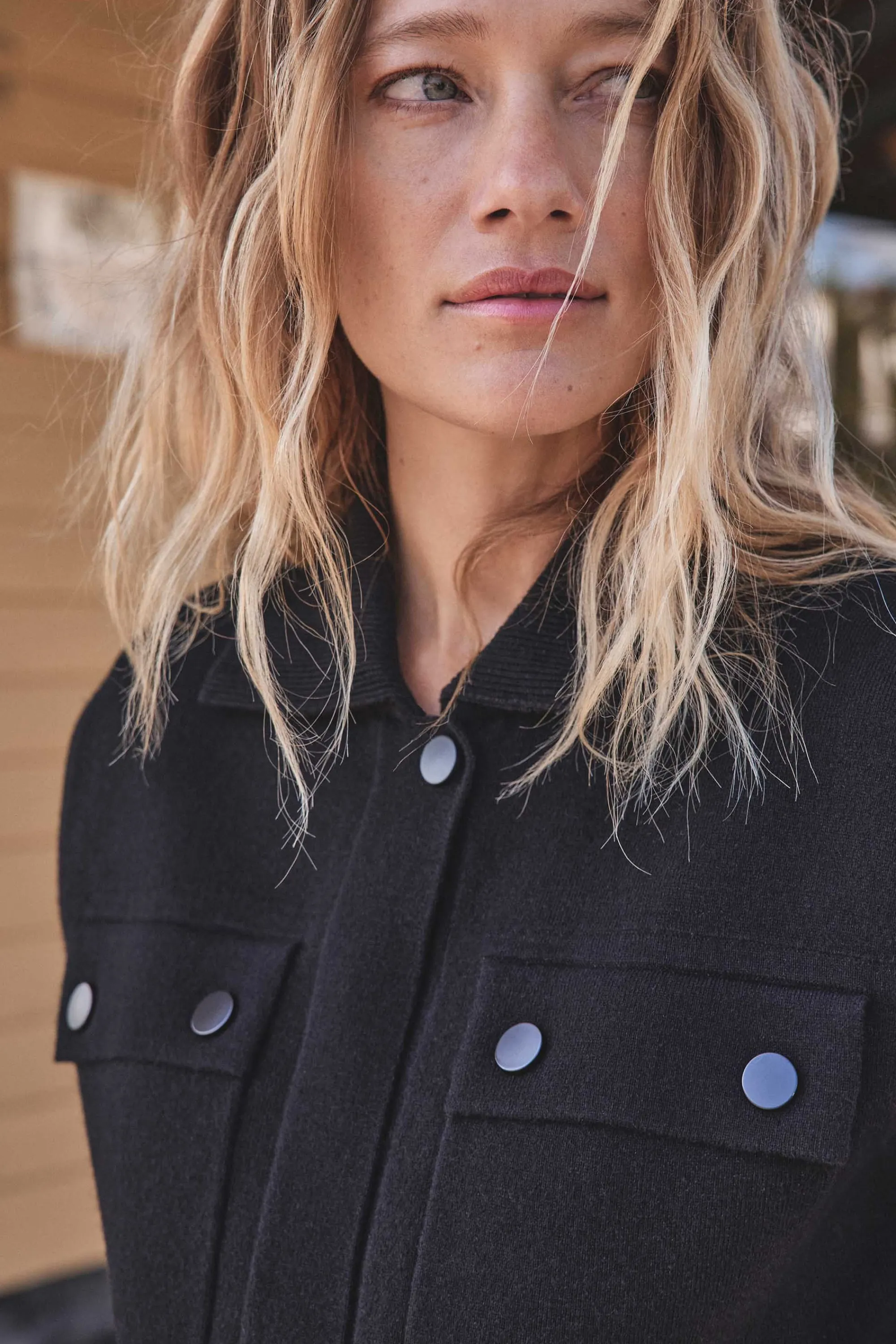 Maison 123 Gilets Courts | Gilets Sans Manches>Gilet sans manches COME NOIR