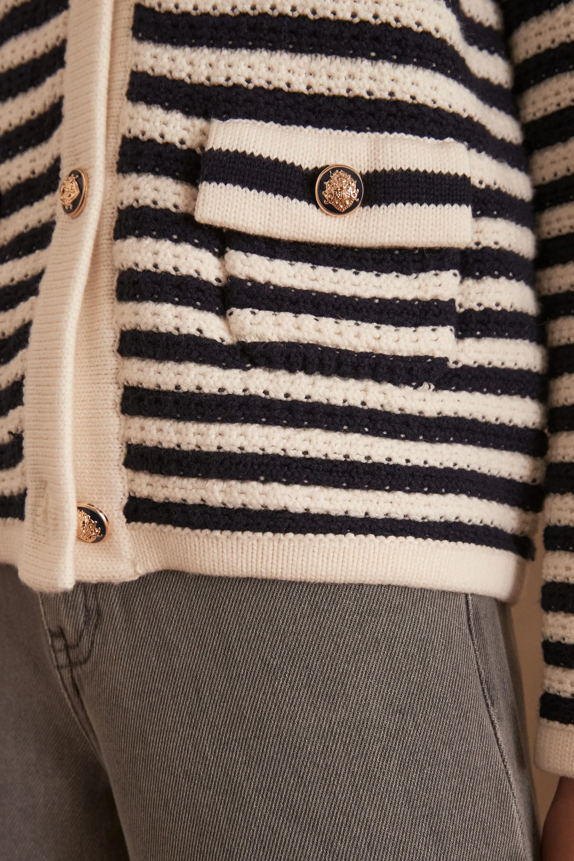 Maison 123 Gilets Courts>Gilet SOFIA MARINE
