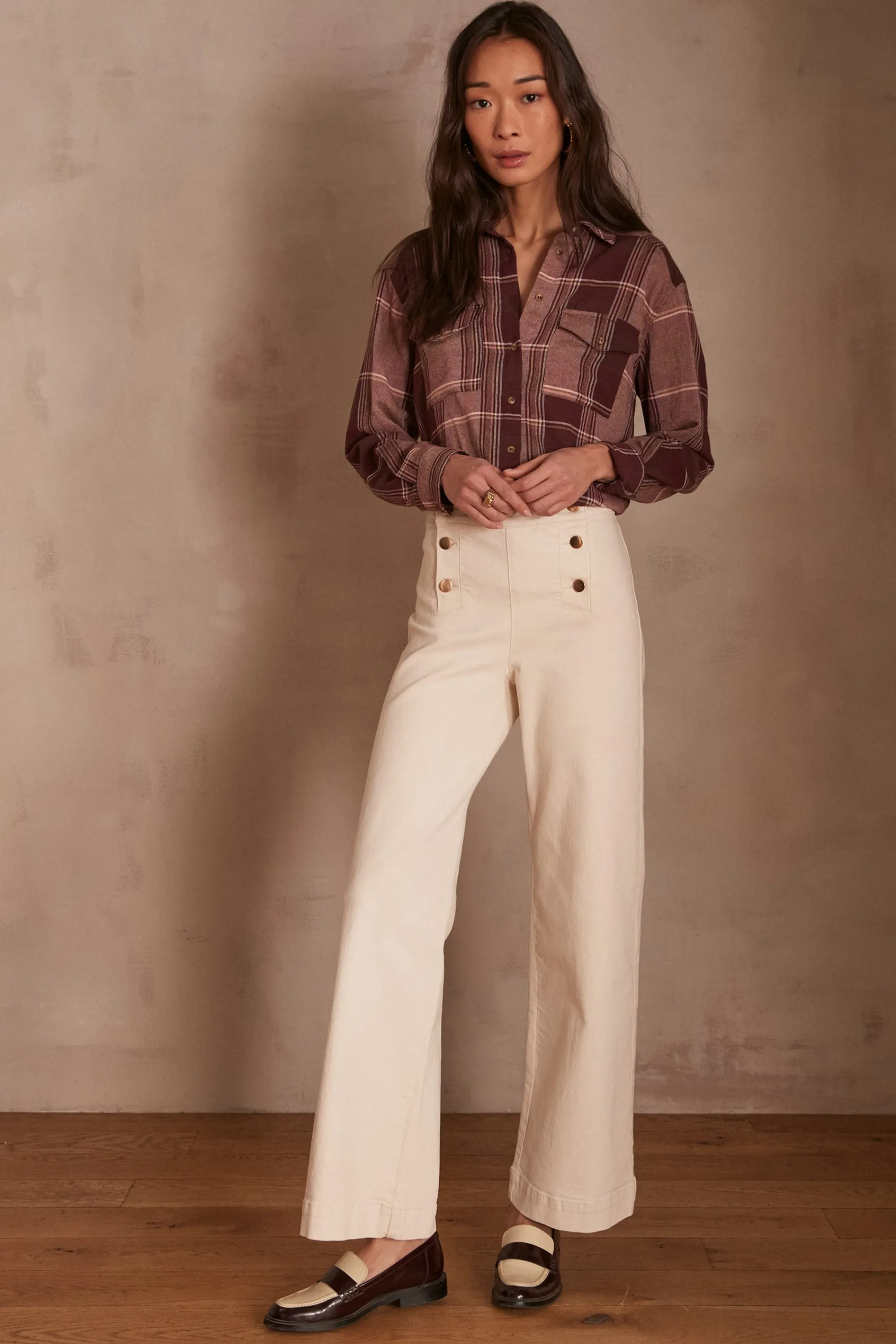 Maison 123 Jeans Taille Haute | Jeans Larges>Jean large OXAN CREME