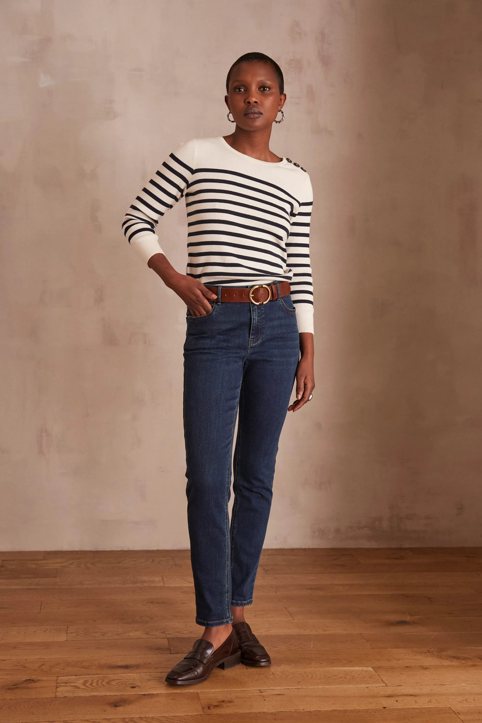 Maison 123 Jeans We Care | Les Morphologies En A>Jean SUZY SLIM INDIGO FONCE