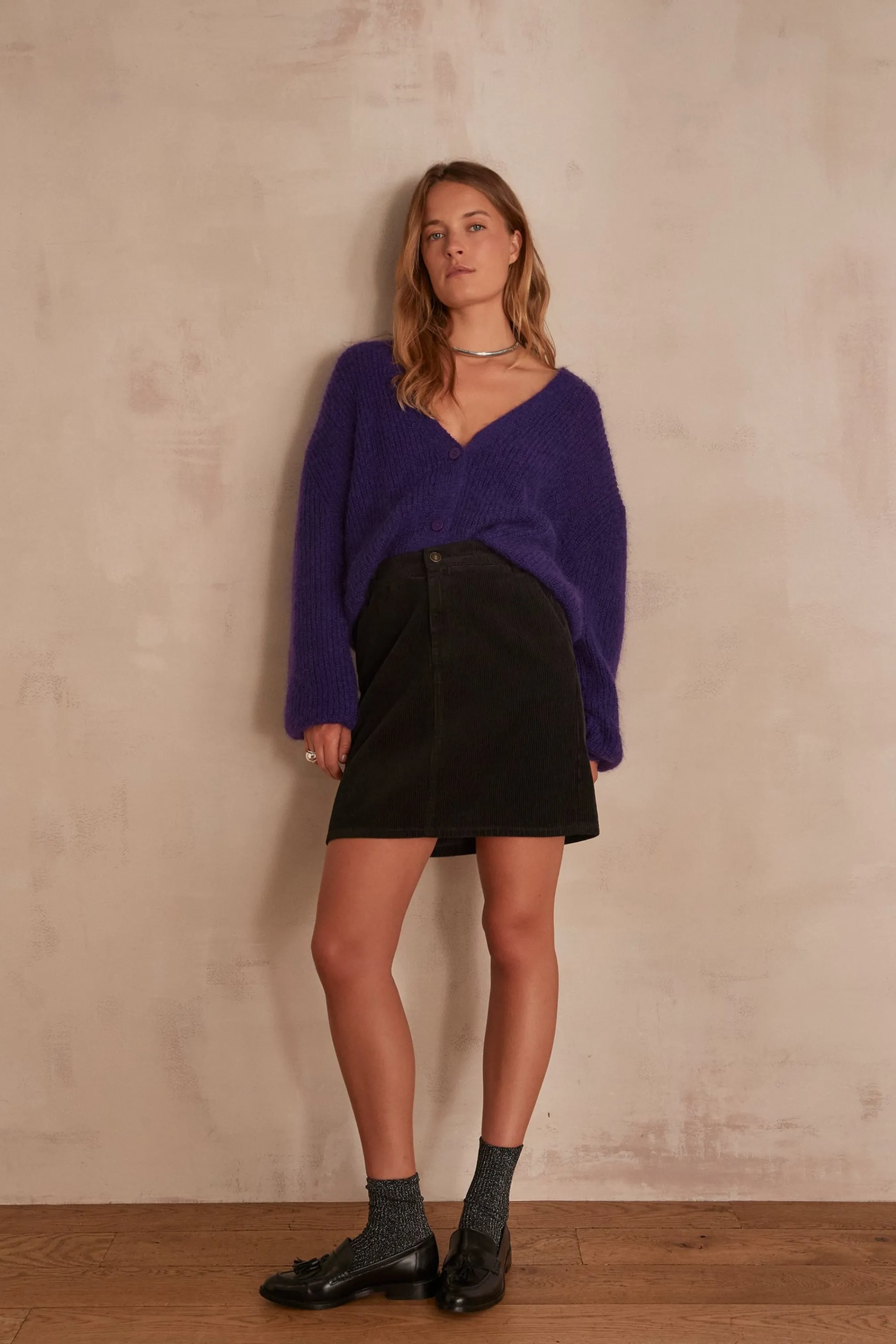 Maison 123 Jupes Courtes | Jupes Noires>Jupe BILLIE NOIR