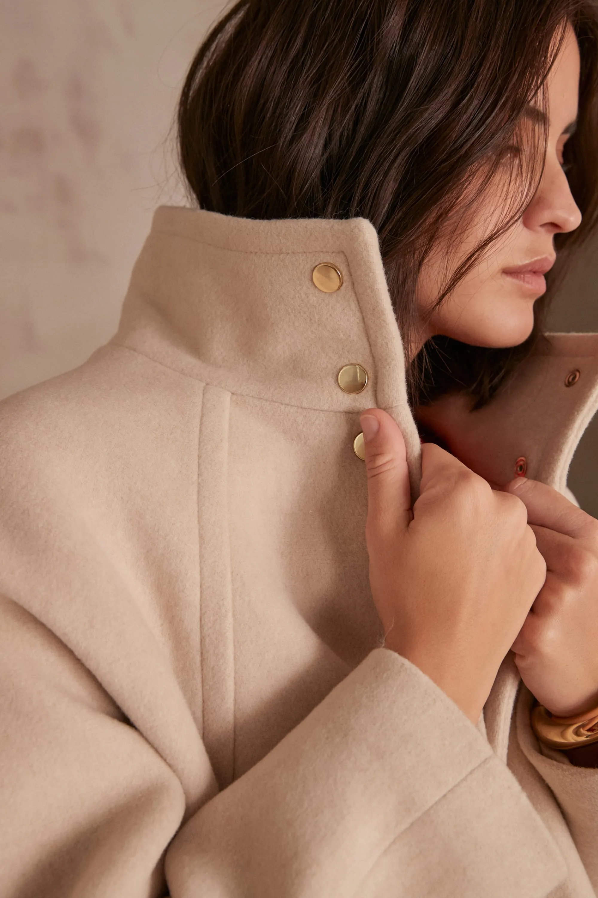 Maison 123 Manteaux Longs | Manteaux Courts>Manteau en laine ALPHA NATUREL