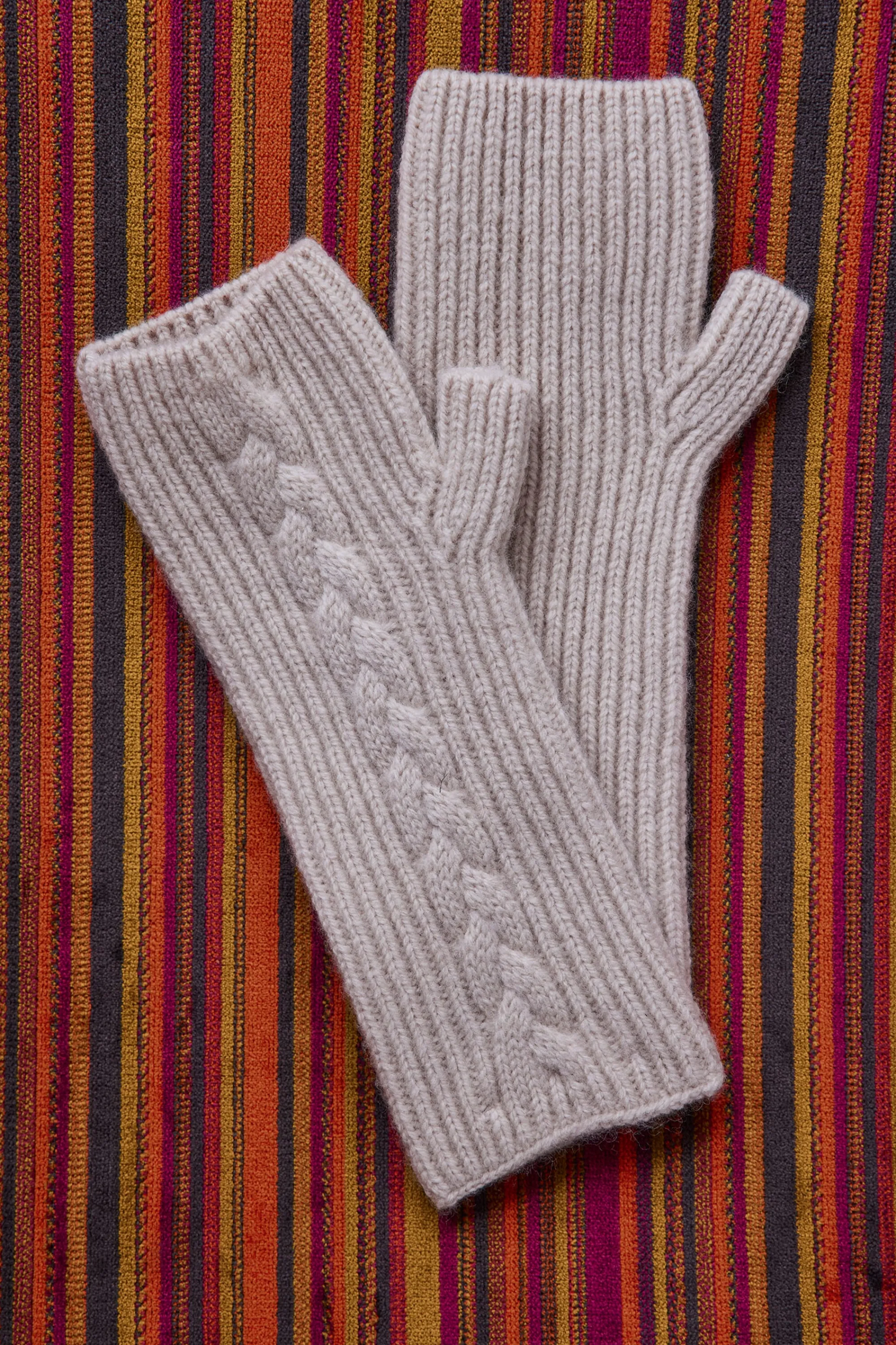 Maison 123 Gants>Mitaines en laine ANA BIS NATUREL
