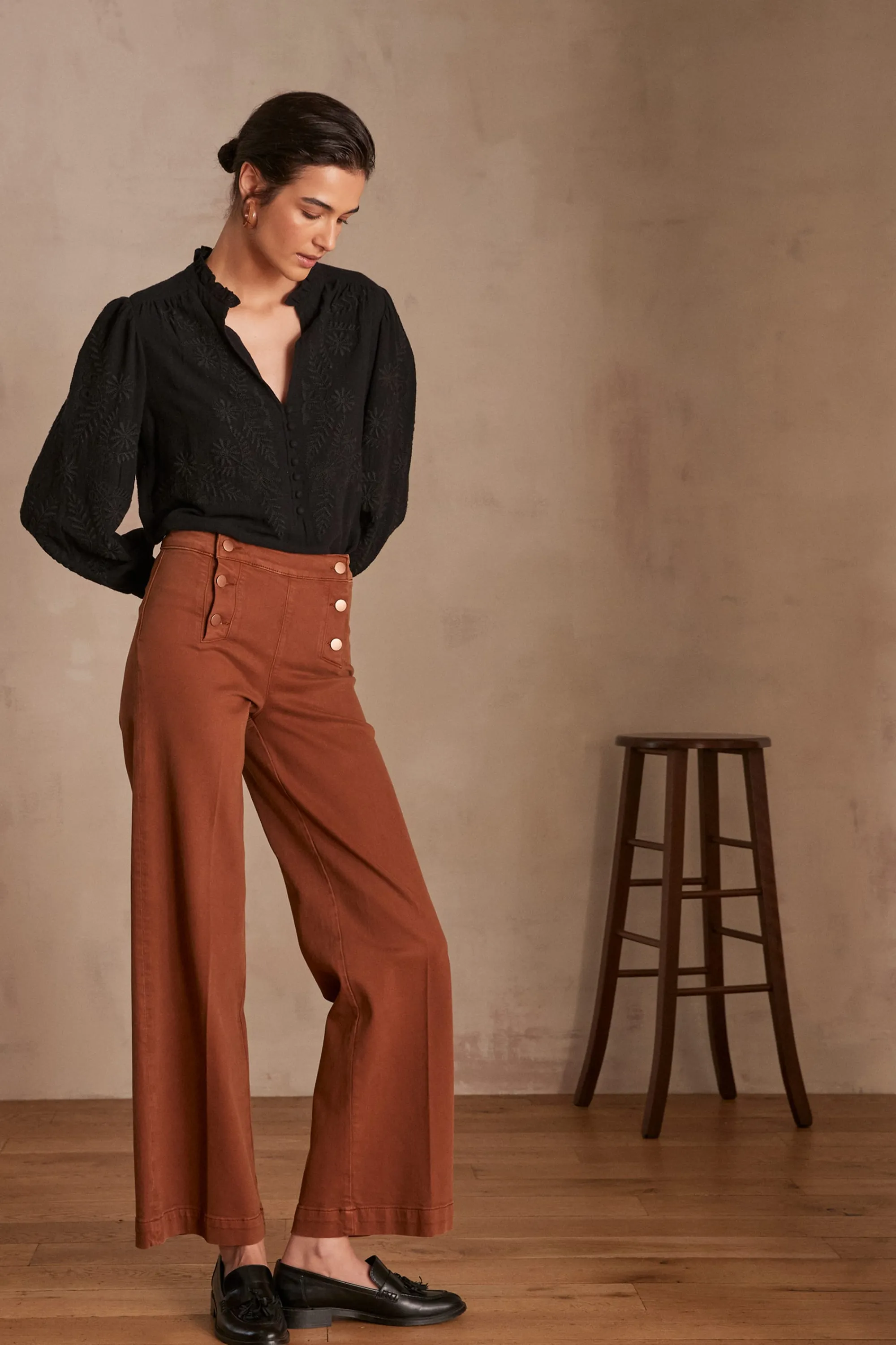 Maison 123 Jeans We Care | Jeans Taille Haute>Pantalon wideleg OXAN TOMETTE