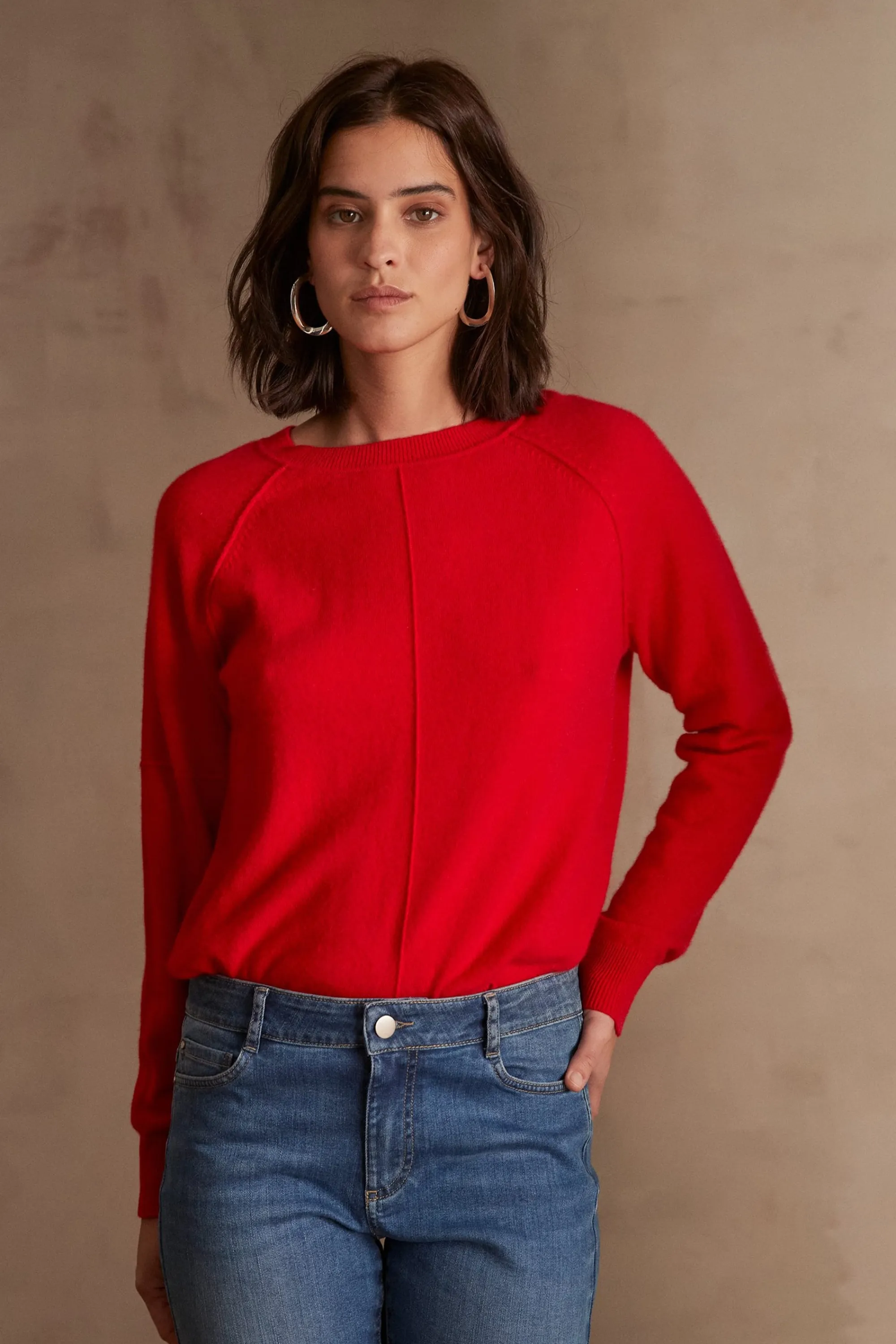 Maison 123 Pulls En Cachemire>Pull en cachemire ARY ROUGE