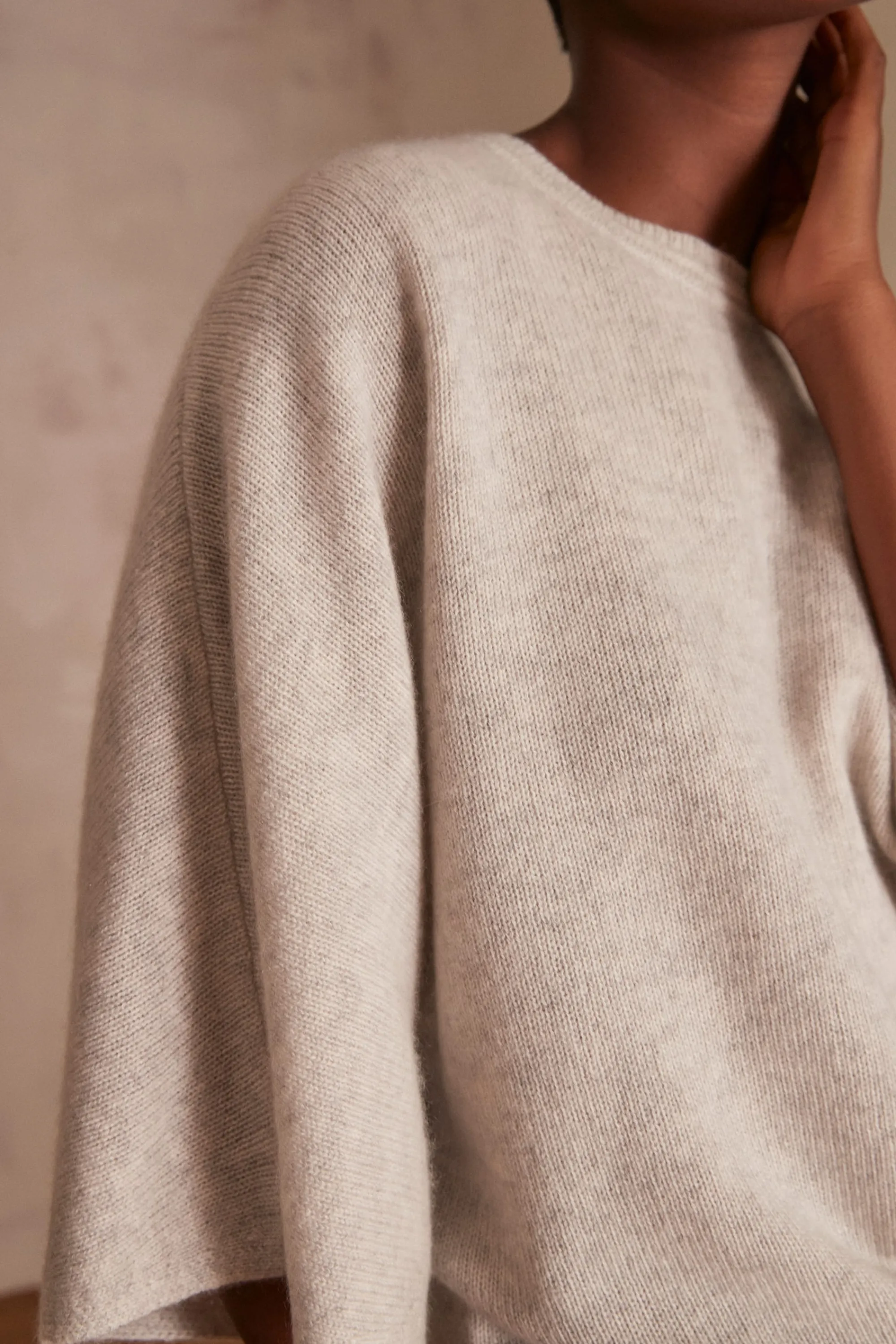 Maison 123 Pulls En Cachemire>Pull CODY GRIS PALE