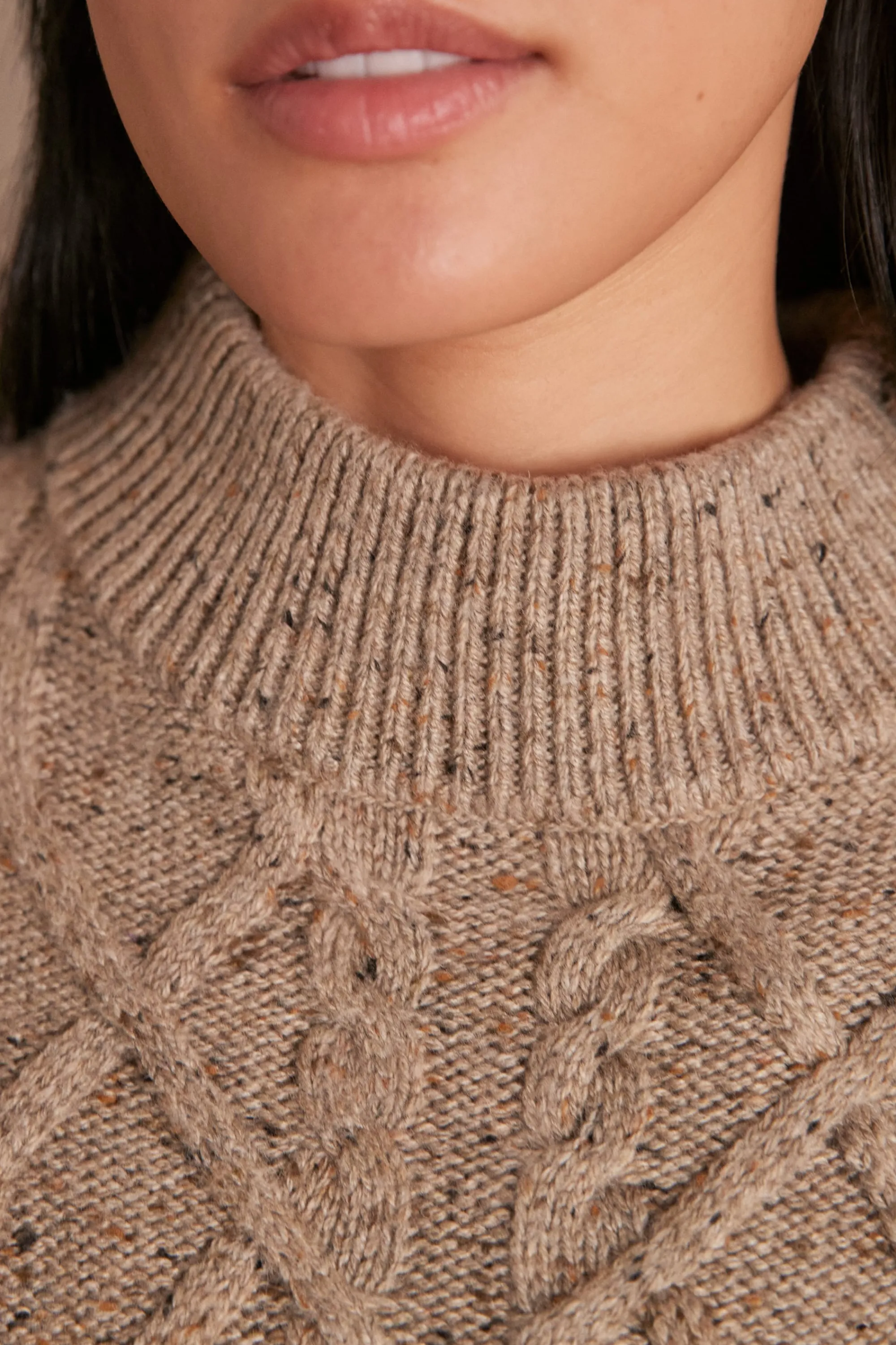 Maison 123 Pulls Sans Manches>Pull sans manches COFFEE TAUPE FONCE
