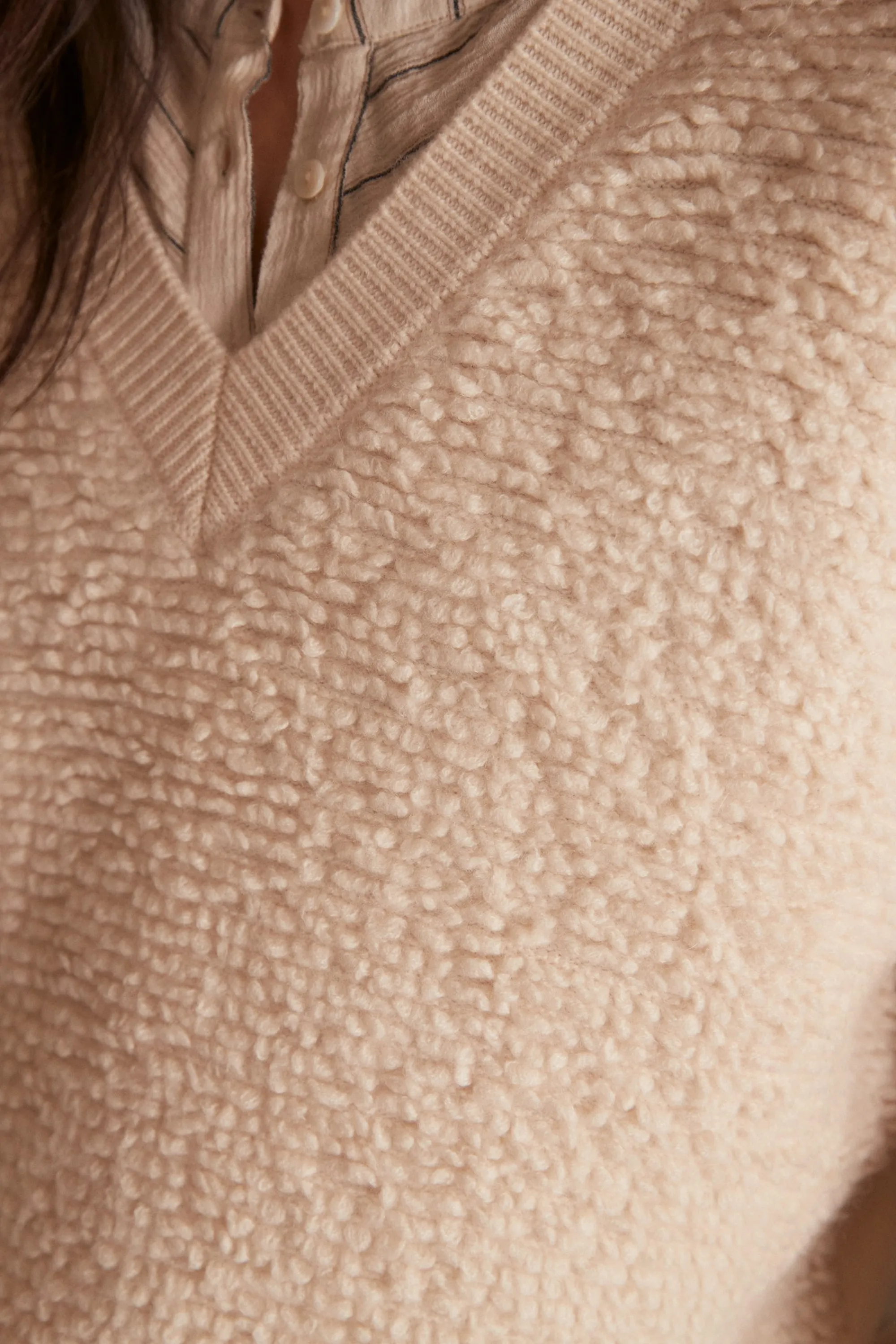 Maison 123 Pulls Sans Manches>Pull sans manches SAMUEL NATUREL