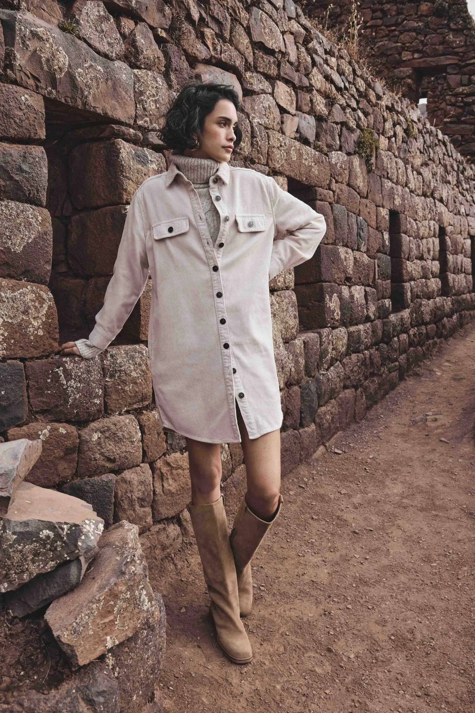 Maison 123 Robes Courtes | Robes Colorées>Robe CENDRA NATUREL