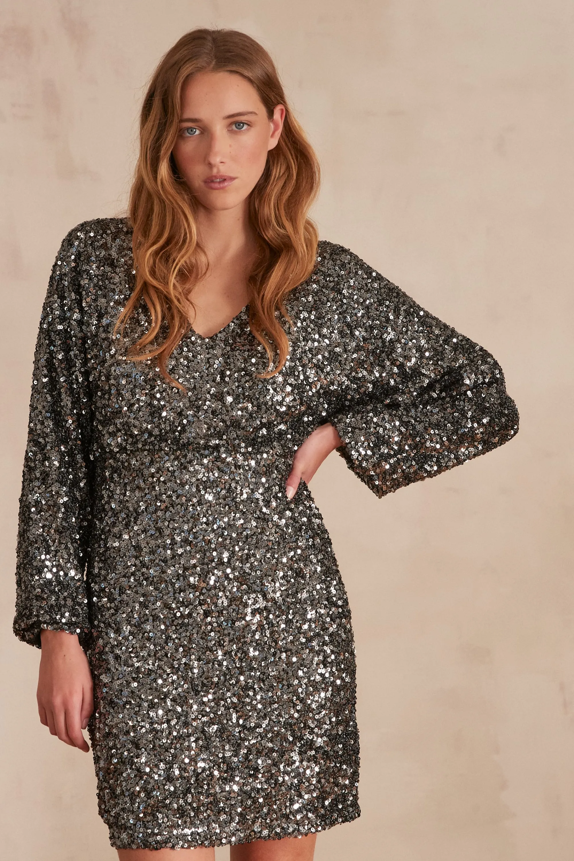 Maison 123 Robes Courtes | Robes De Soirée>Robe MAGIE SILVER