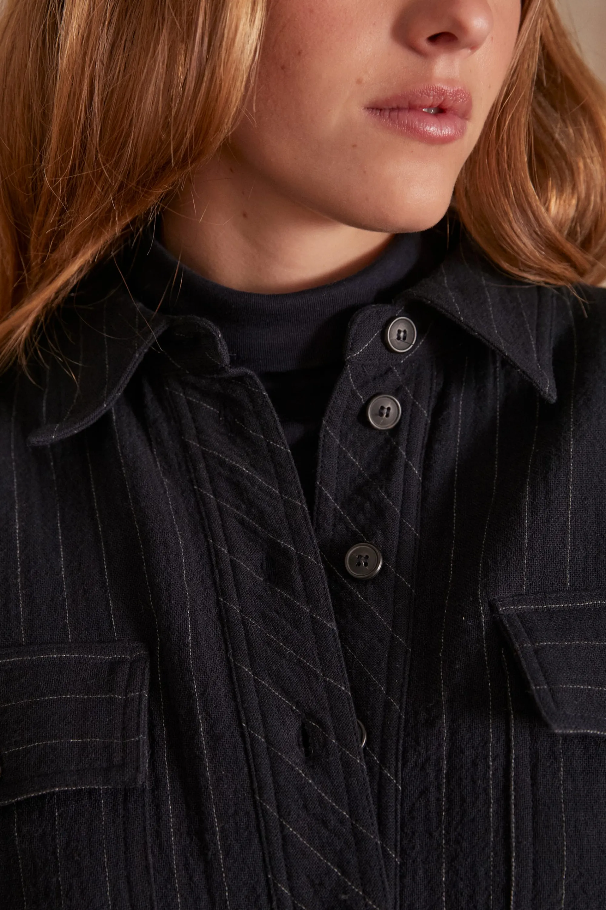 Maison 123 Robes Imprimées | Robes Fluides>Robe MARINE