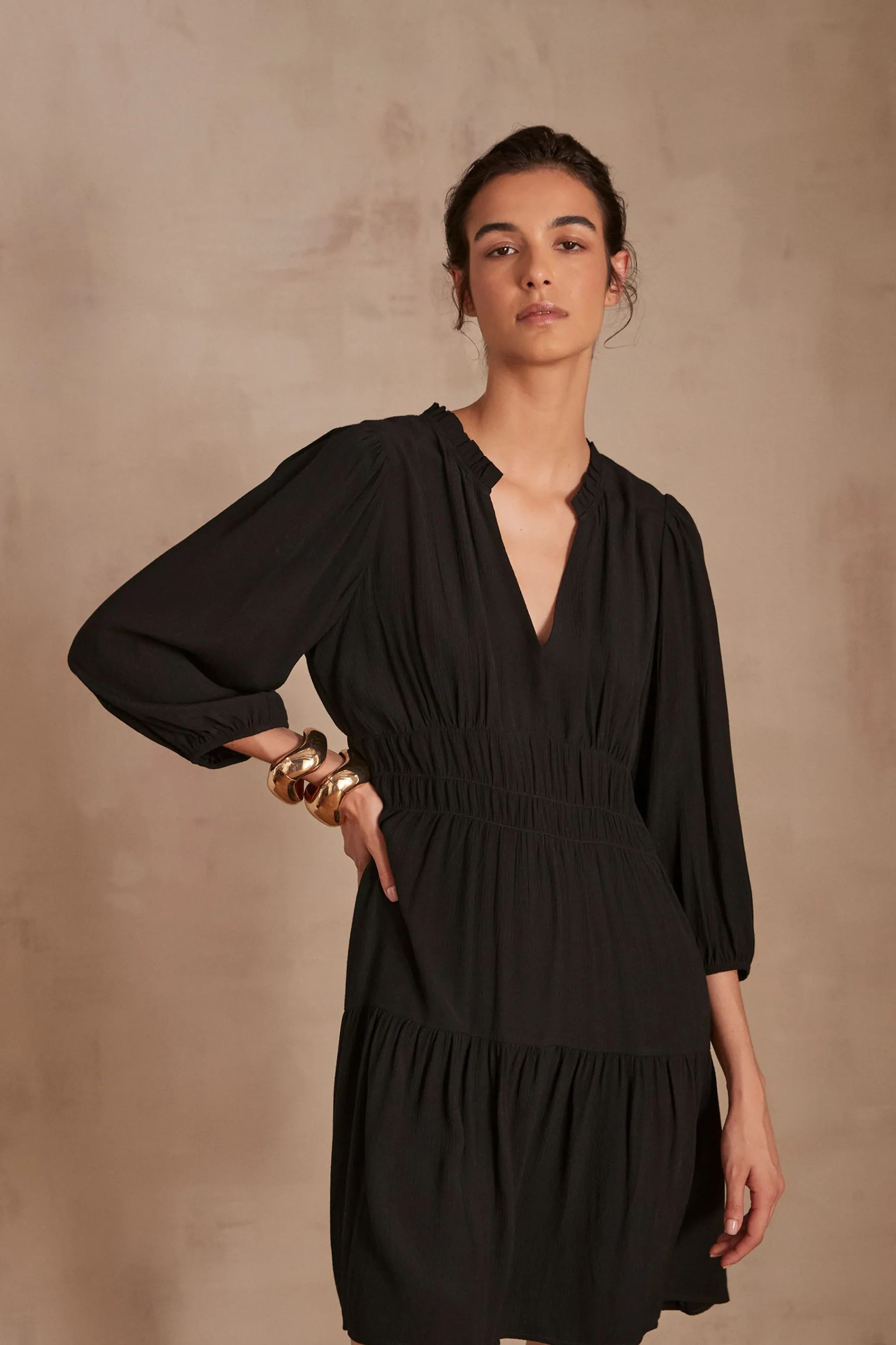 Maison 123 Robes Courtes | Robes Noires>Robe MARLENE NOIR