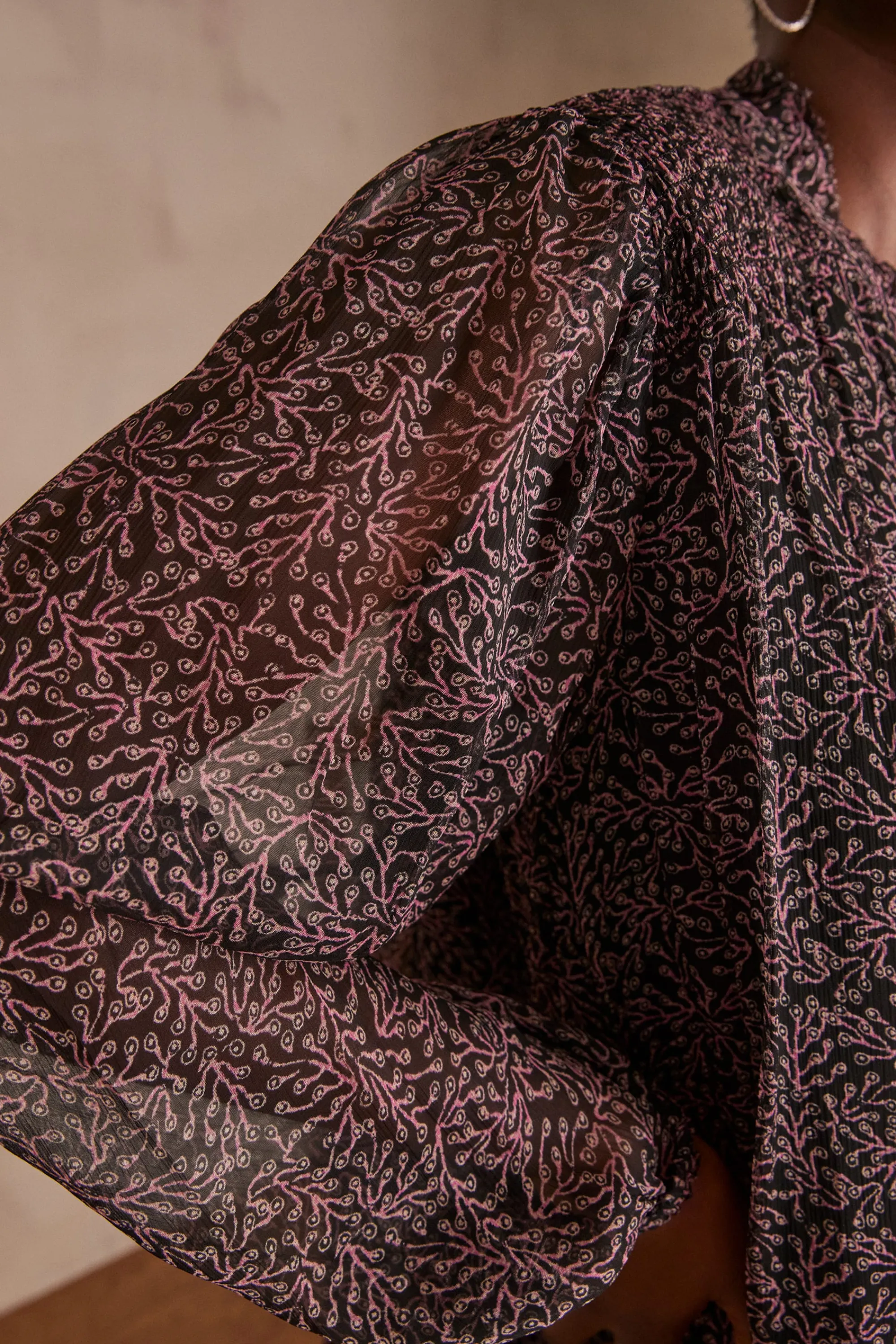 Maison 123 Robes Courtes | Robes Imprimées>Robe MYLENE BORDEAUX