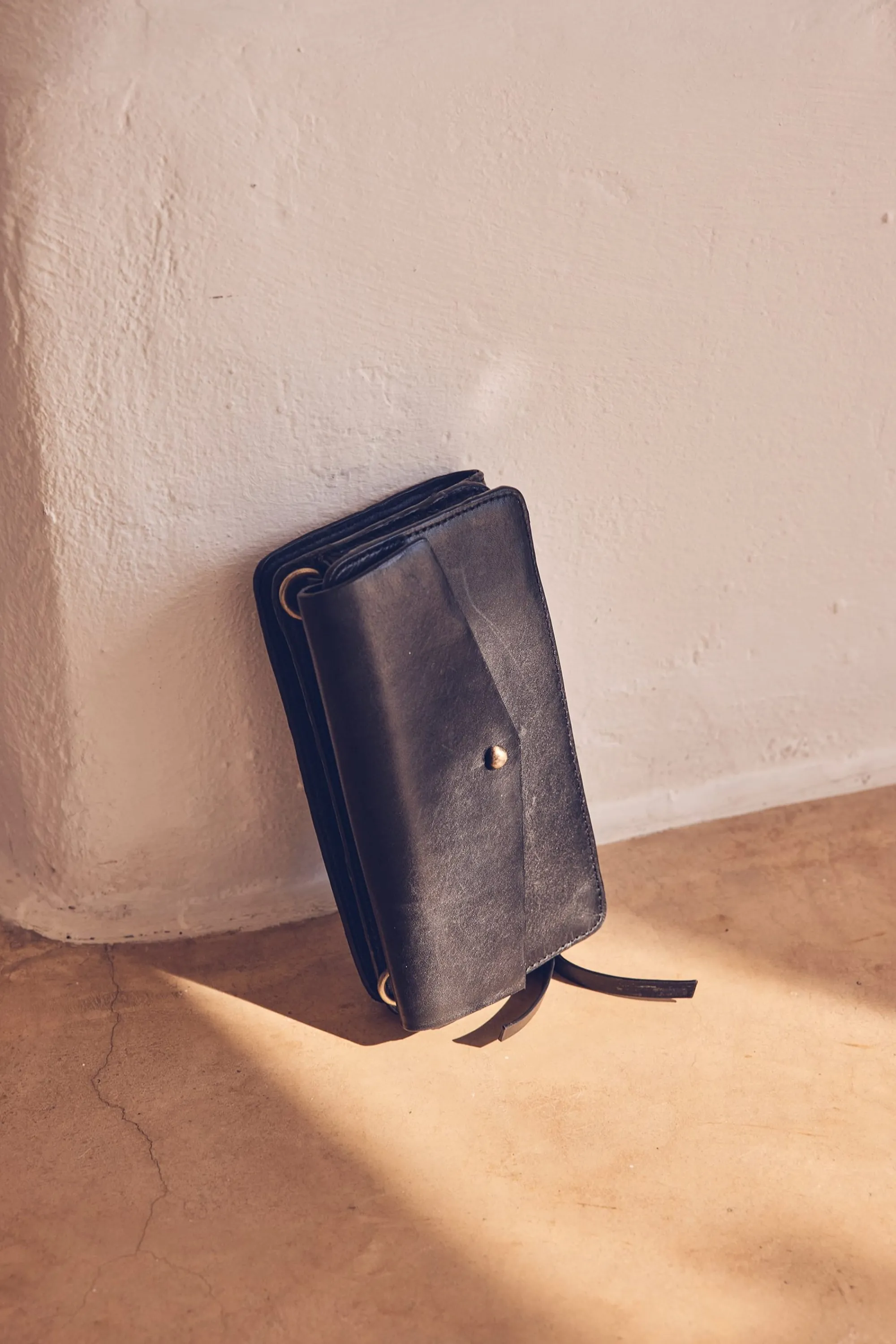 Maison 123 Les Pochettes>Sac à bandoulière GABRIEL TELEPHONE NOIR