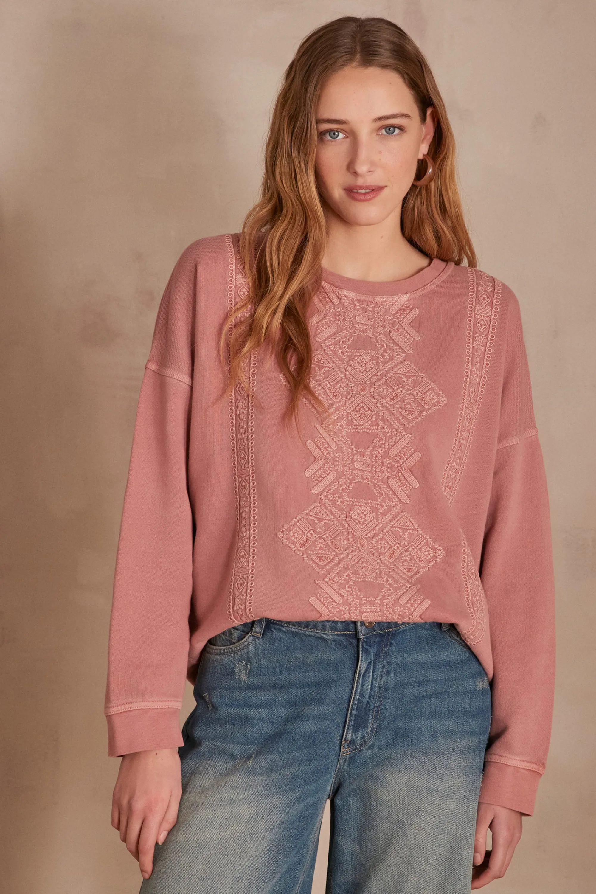 Maison 123 Voir Tout | T-Shirts Col Rond>Sweatshirt ATLAS PRIMEROSE