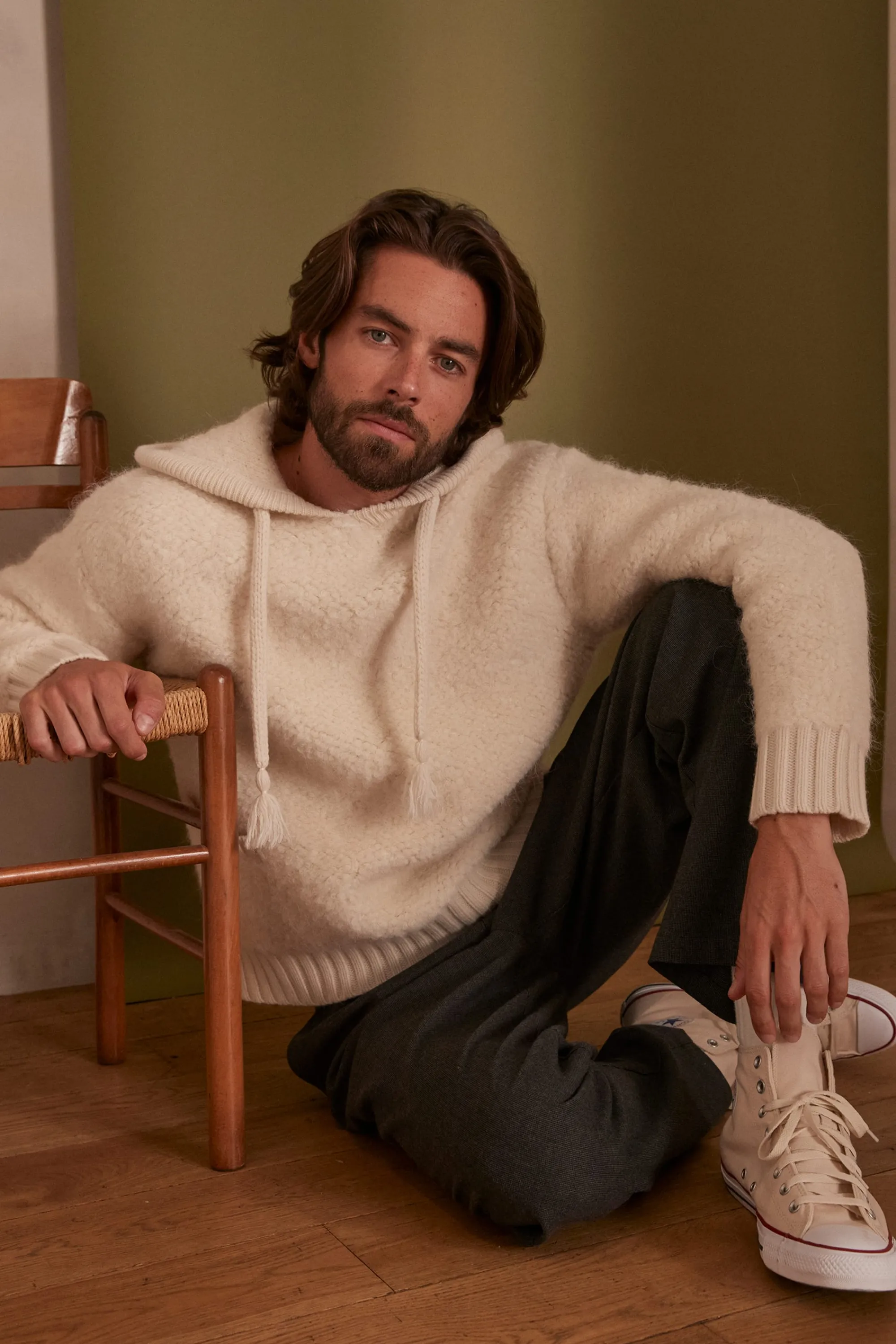 Maison 123 Voir Tout>Sweatshirt unisexe CHARLY CREME